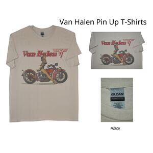 LG * NWT* Van Halen Biker Pin Up T-Shirt * Live Nation